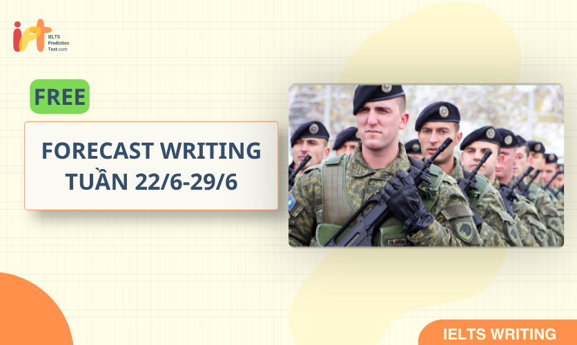 [FORECAST WRITING] FREE Dự Đoán IELTS WRITING TUẦN (22/6-29/6)