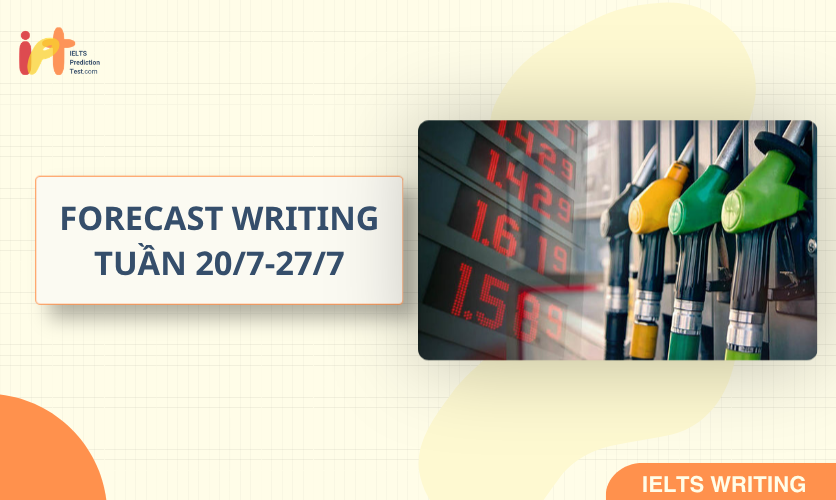 [FORECAST WRITING] Dự Đoán IELTS WRITING TUẦN (20/7-27/7) 