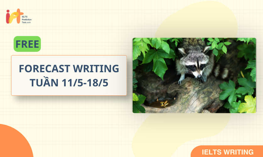[FORECAST WRITING] FREE Dự Đoán IELTS WRITING TUẦN (11/5-18/5)