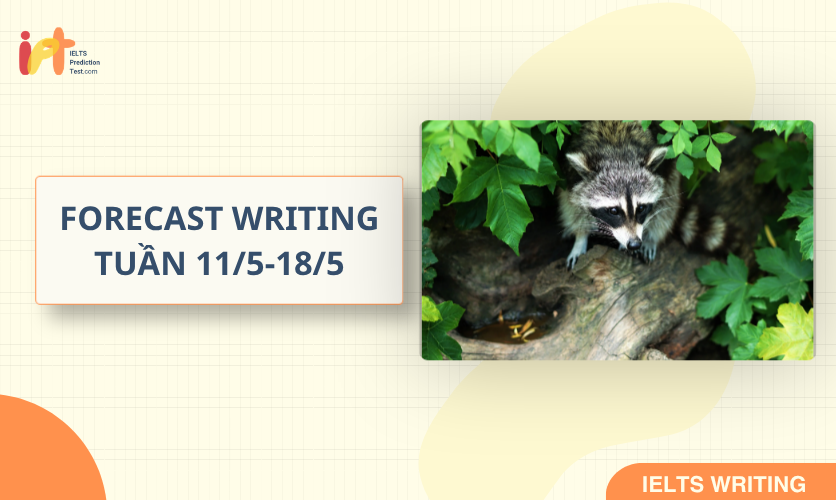 [FORECAST WRITING] Dự Đoán IELTS WRITING TUẦN (11/5-18/5)