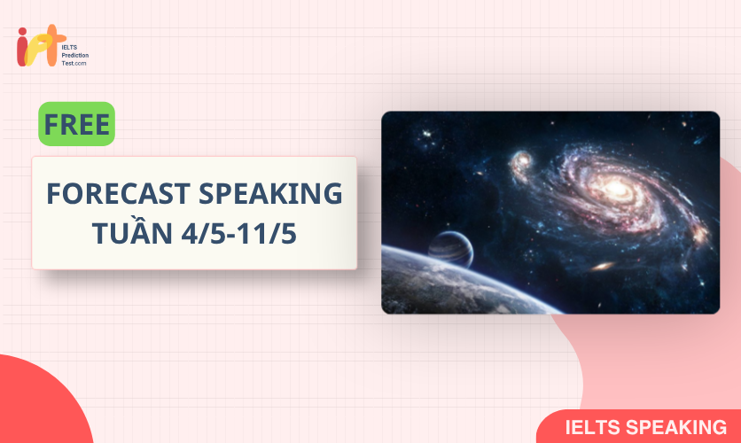 [FORECAST SPEAKING] FREE Dự Đoán IELTS SPEAKING TUẦN (4/5-11/5)